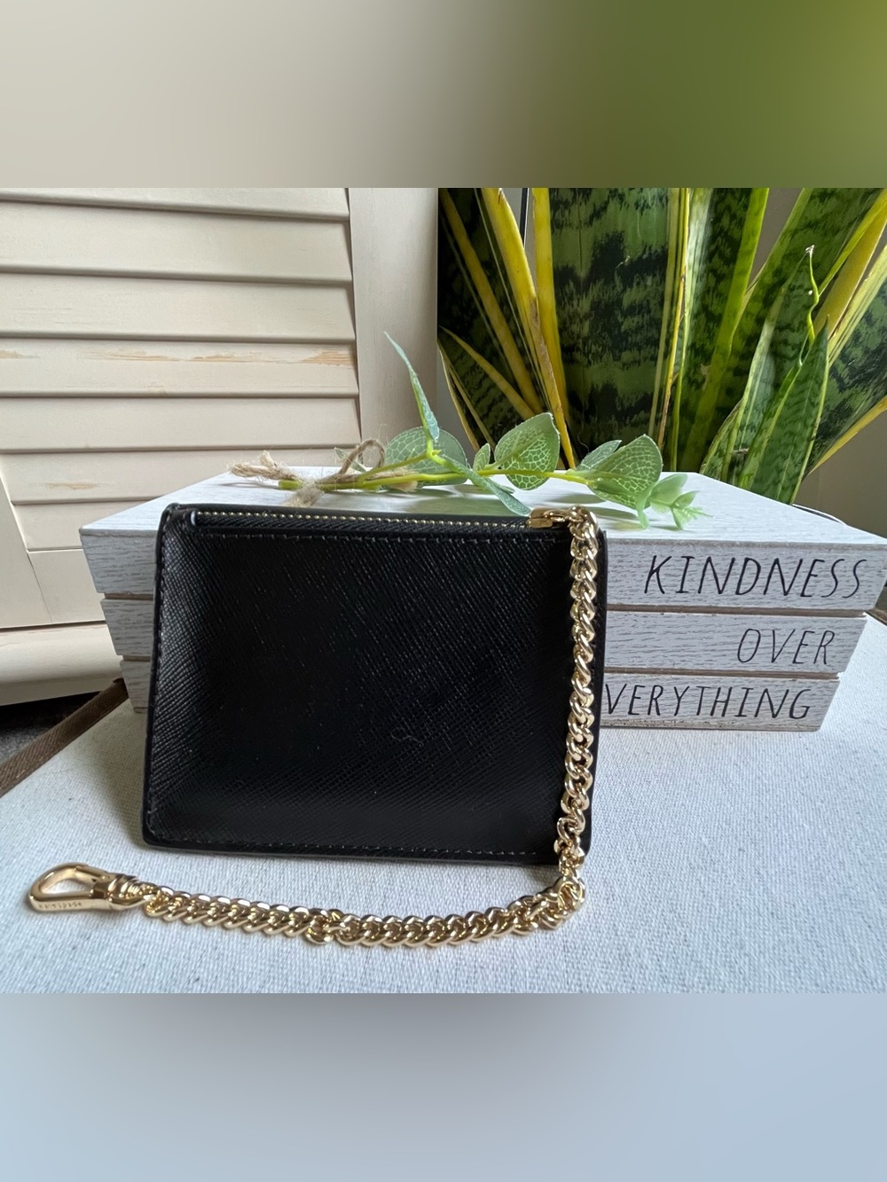 NWT Kate Spade Madison Small Wallet on a Chain-Genuine Leather - Picture 4 of 7